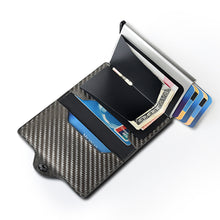 將圖片載入圖庫檢視器 Rfid Card Holder Men Women Airtag Wallet Money Bag Leather Purse Slim Thin Wallet
